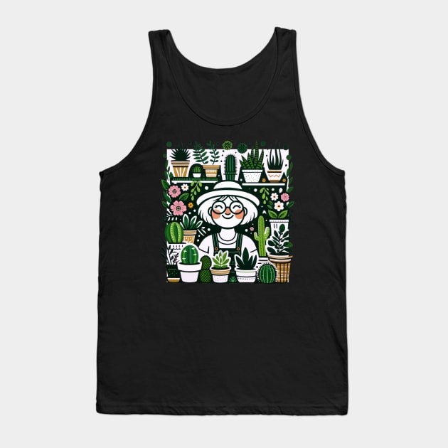 Crazy Plant Lady Tank Top by WorldByFlower